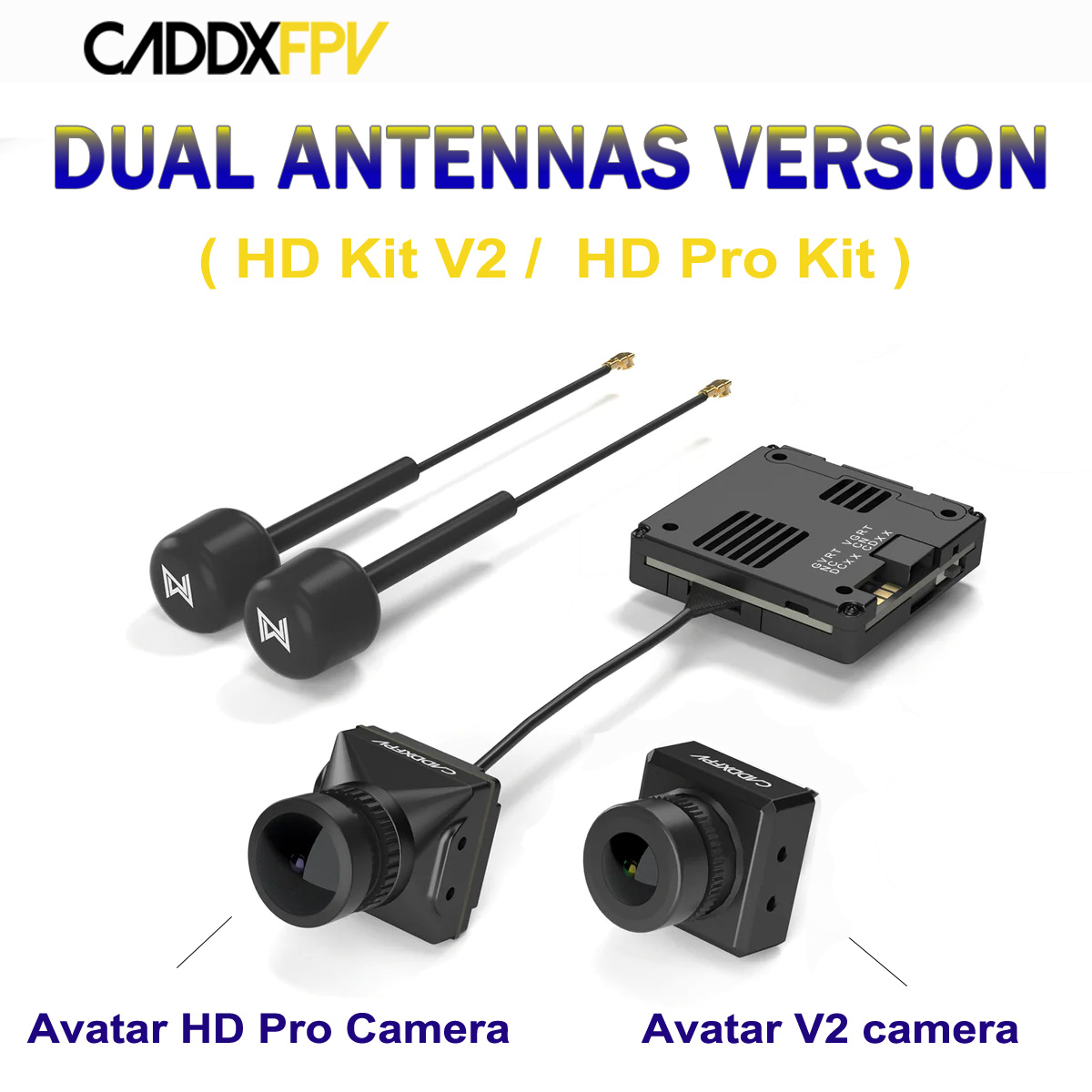 Walksnail Avatar Hd Pro Kit - Caddx Walksnail 아바타 듀얼 안테나 버전