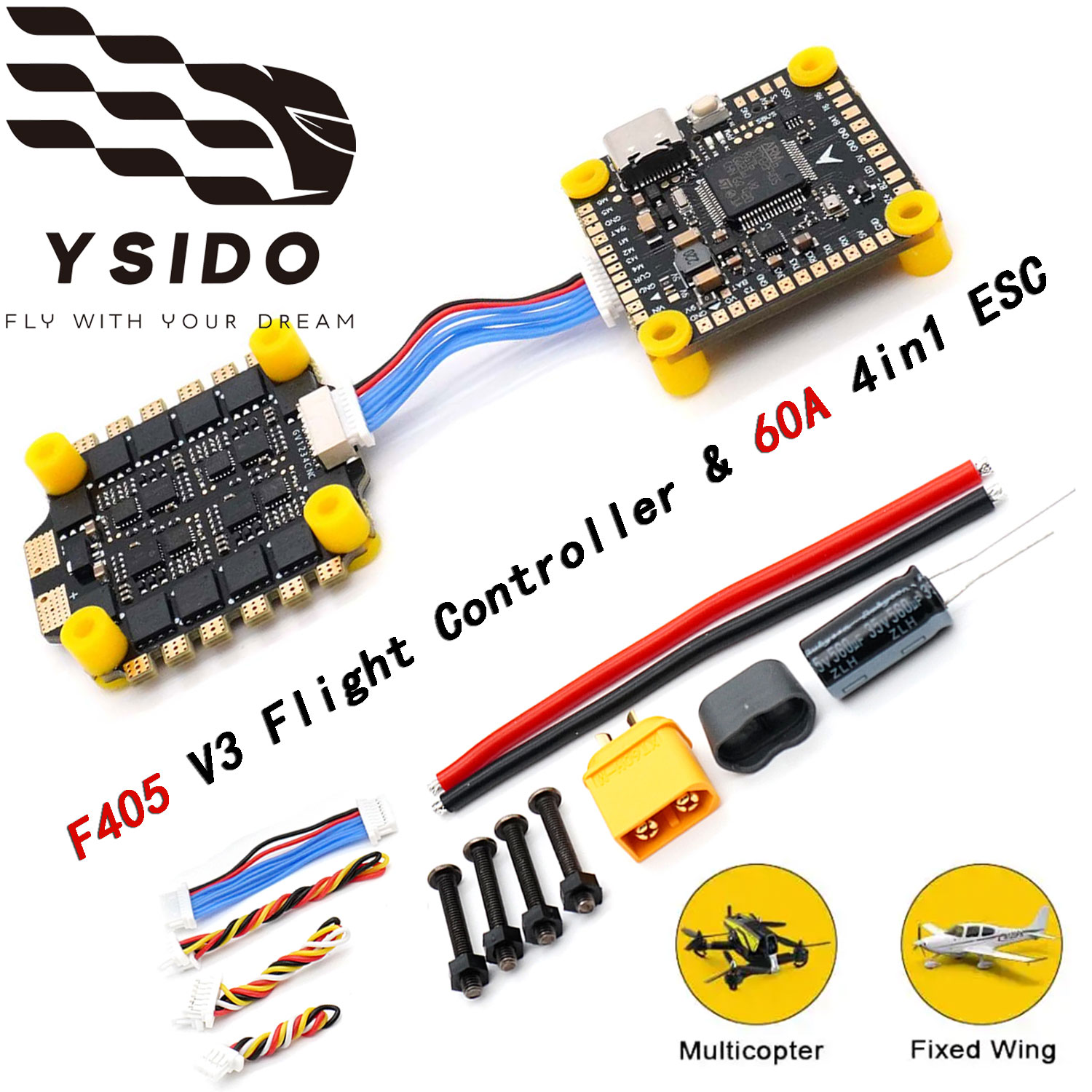YSIDO F4 F405 V3 비행 컨트롤러 BLS 6 - Mateksys Flight Controller F405 Wte 리뷰 및 가격