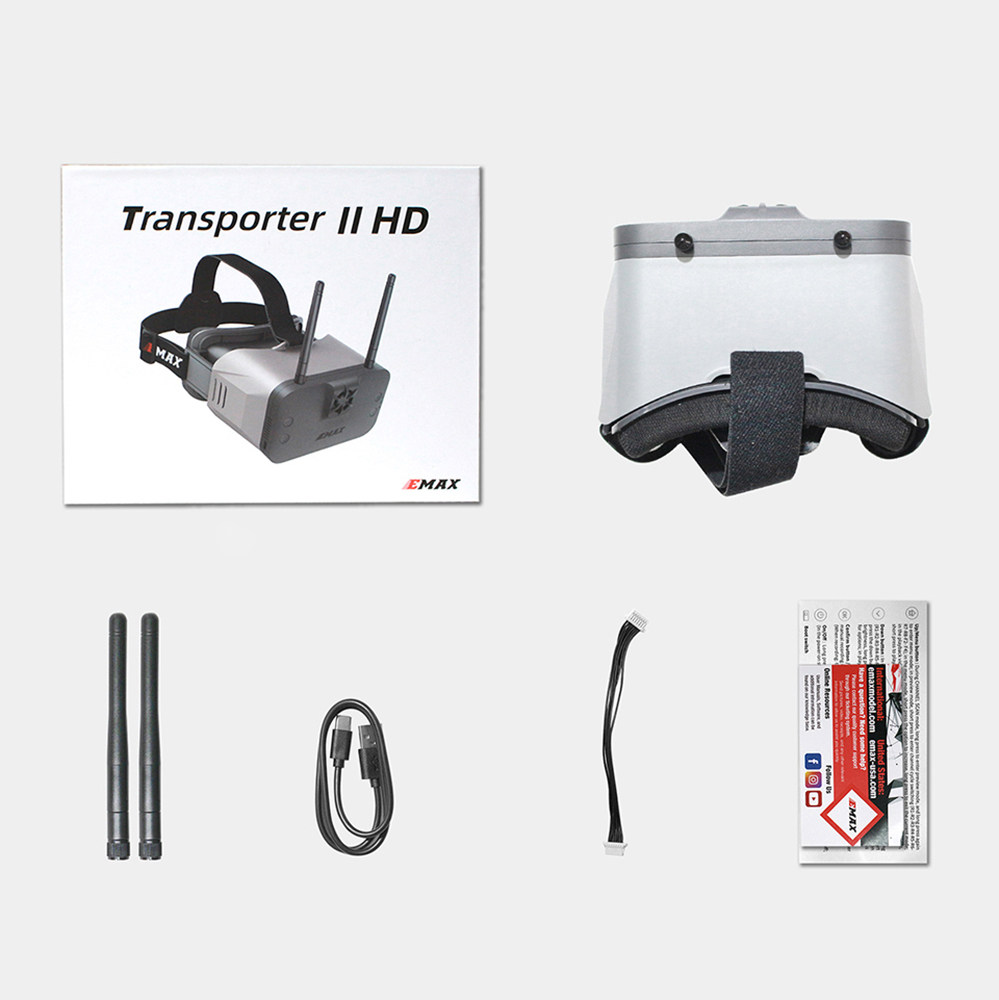 EMAX Transporter II HD 디지털 FPV - Hdzero Goggles Fpv Digital Hd 리뷰 및 가격