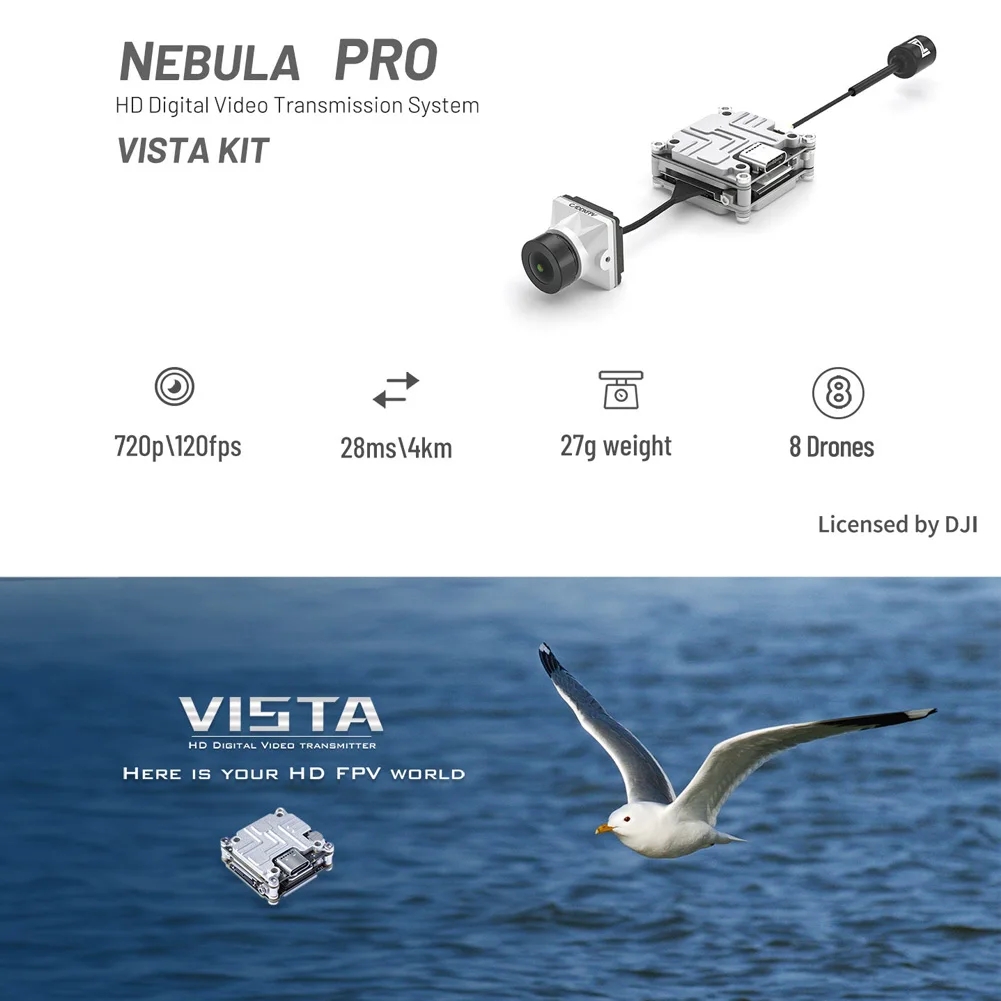 Caddx Nebula Pro Vista Kit 메탈  - Caddx Vista Nebula Pro Digital Kit 리뷰 및 가격